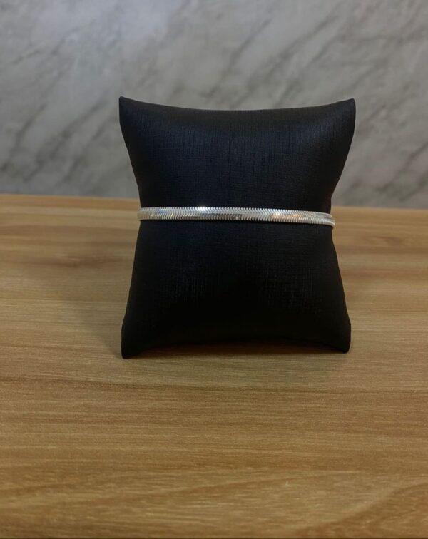 Pulseira Rabo de Rato 3mm em Prata 925