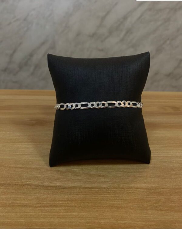 Pulseira Grumet  3MM Alongado em Prata 925