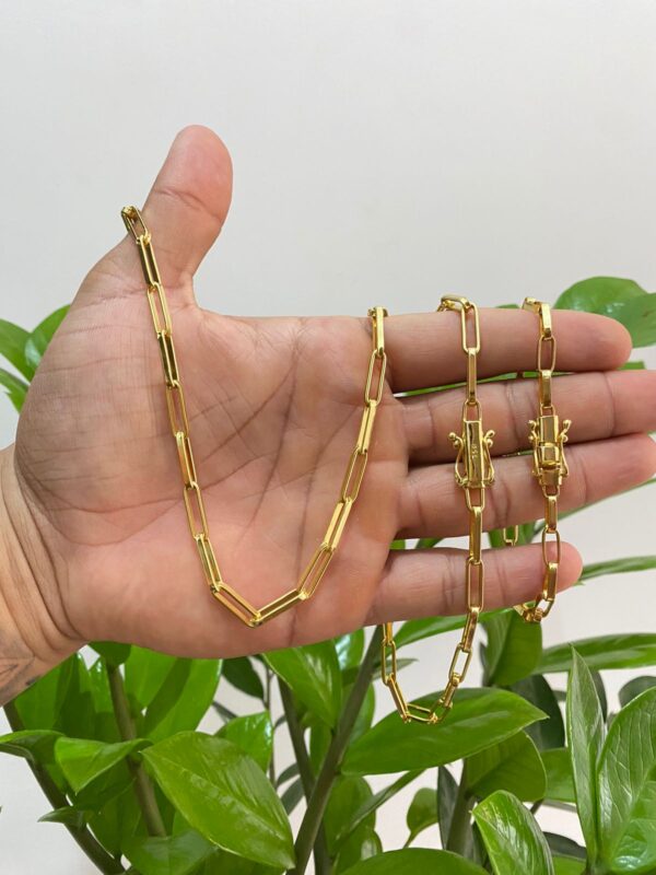 Kit CARTIER 6mm Banhado a Ouro 18K