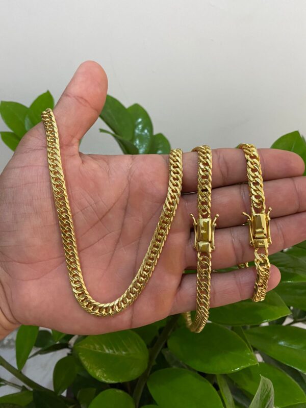 Kit Lacraia 6mm Banhado a Ouro 18K