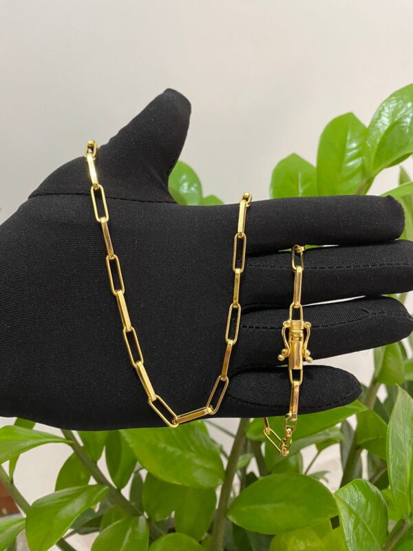Corrente CARTIER 6mm Banhada a Ouro 18K