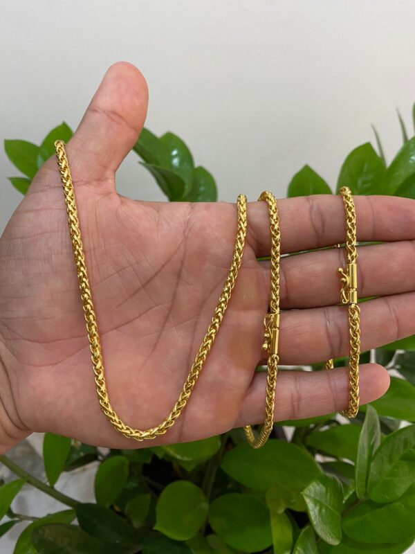Kit Peruano 5mm Banhado a Ouro 18K