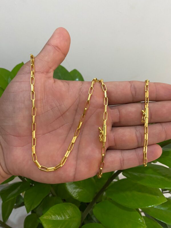 Kit CARTIER 3mm Banhado a Ouro 18K
