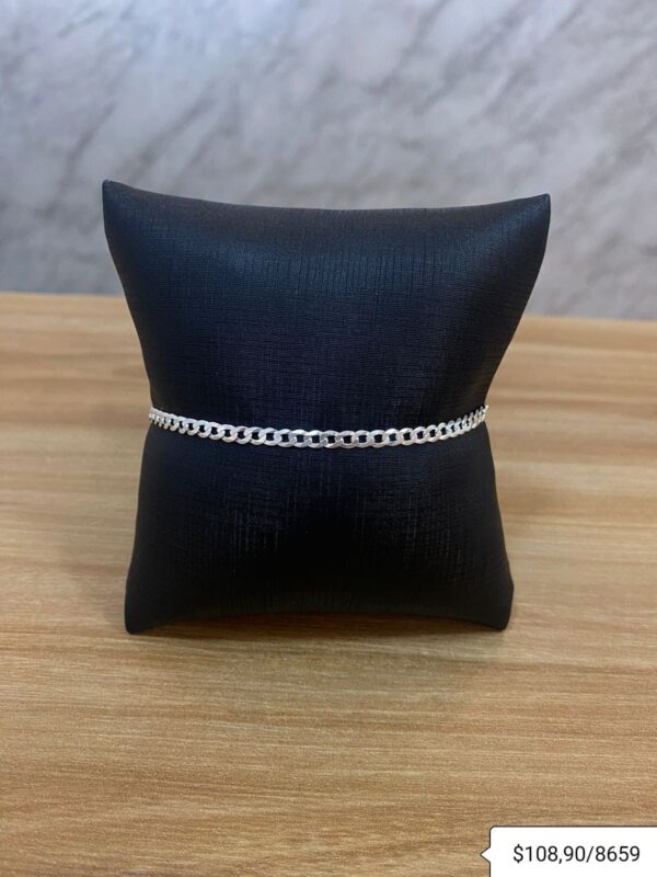 Pulseira Grumet 2mm em Prata 925